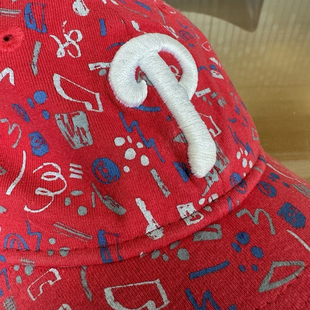 New Era Phillies Toddler Hat Confetti Print MLB Adjustable Cap Rare